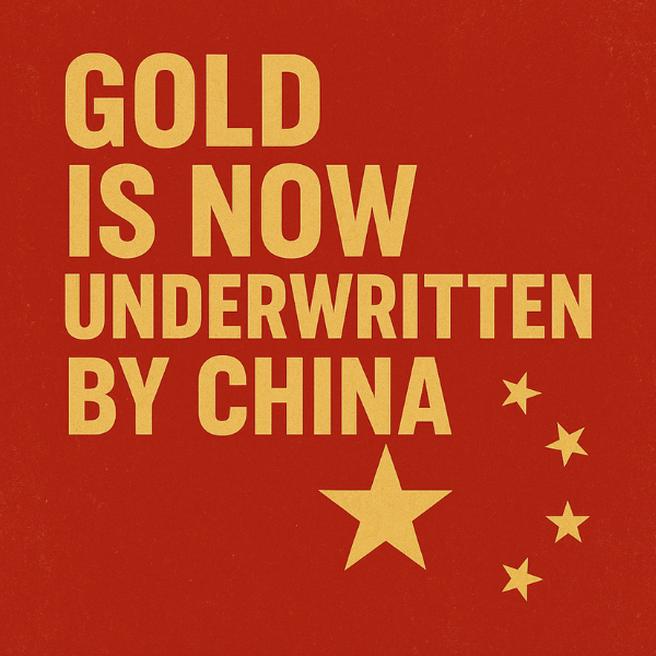VON GREYERZ GOLD IS NOW UNDERWRITTEN BY CHINA